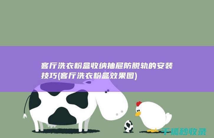 客厅洗衣粉盒收纳抽屉防脱轨的安装技巧 (客厅洗衣粉盒效果图)